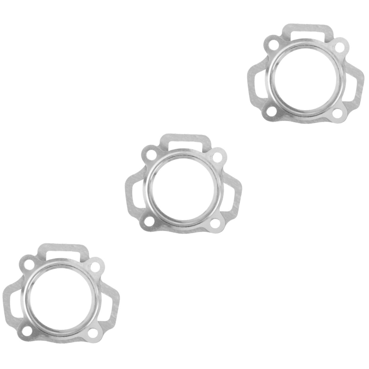 SOLUSTRE 3 Paare Zylinderkopfdichtung Teil Zubehör Für Zylinderfuß-unterlegscheibendichtung Unterlegscheibe Für Zylinderfuß Zylinderfuß-dichtungsscheibe Zylinderfußdichtung Metall von SOLUSTRE