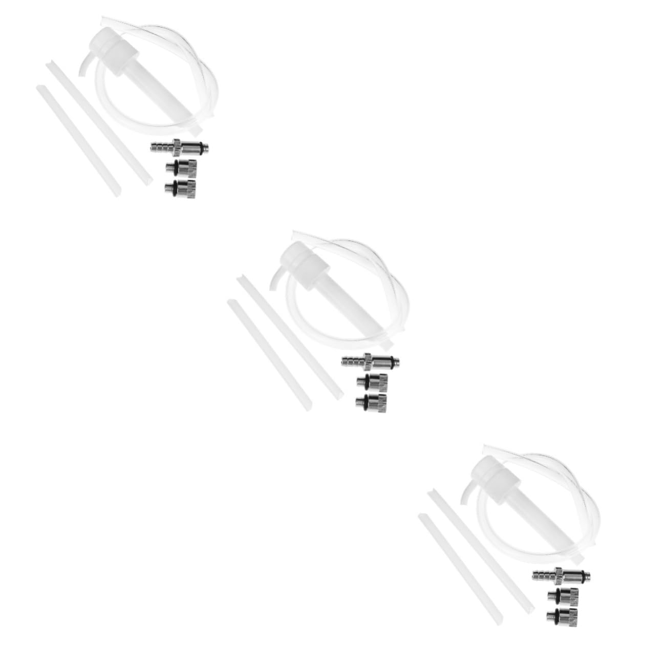 SOLUSTRE 3 Sätze Saugpumpe Getriebeölpumpe Der Unteren Einheit Öl-handpumpe Motorenöle Flüssigkeitspumpe Motorölspender Ölwechselwerkzeuge Getriebeöl Der Unteren Einheit Auto Plastik Weiß von SOLUSTRE