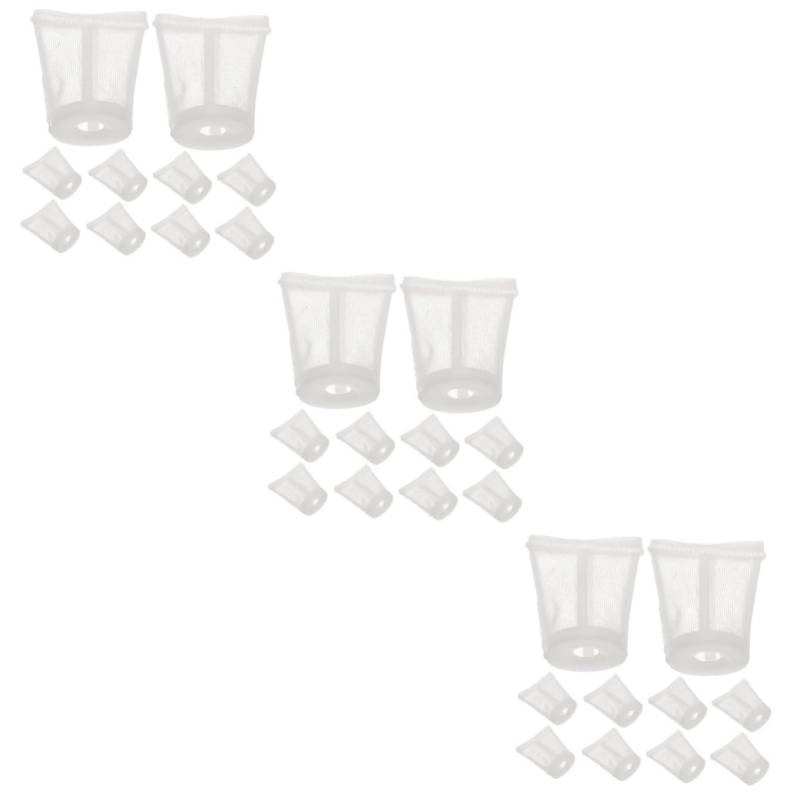 SOLUSTRE 30 STK Spritzpistolenfilter Filter für Airless-Spritzgeräte Spritzschirm Farbspritzfilter 120 Mesh Zubehör für Farbspritzgeräte Bildschirm für Farbspritzgerät Kunststoff-Nylon von SOLUSTRE