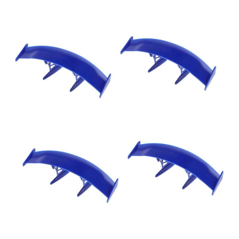 SOLUSTRE 3St Autoheck heckspoiler Auto Spoiler Auto Veredelung Fahrzeug Spoiler Auto Anbauteil Flügel Mini-Spoiler universelle Spoiler Universal-Spoiler Kleiner Spoiler fürs Auto Abs Blue von SOLUSTRE