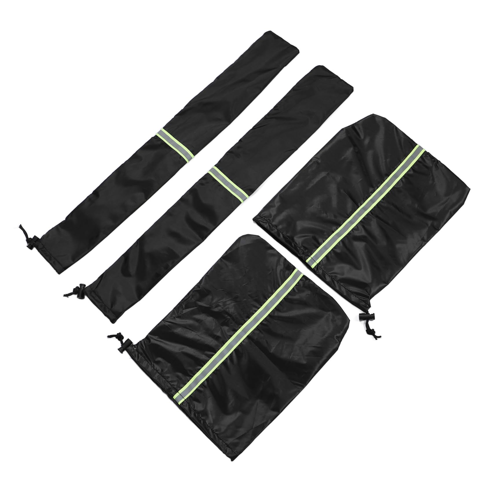 SOLUSTRE 4 Stück Autowischerabdeckung Rückstauabdeckung Regenschirm Wäscheleine Im Freien Äußere Windschutzscheibenabdeckung Auto Schneedecke Auto Schneeschild Black Polyester von SOLUSTRE