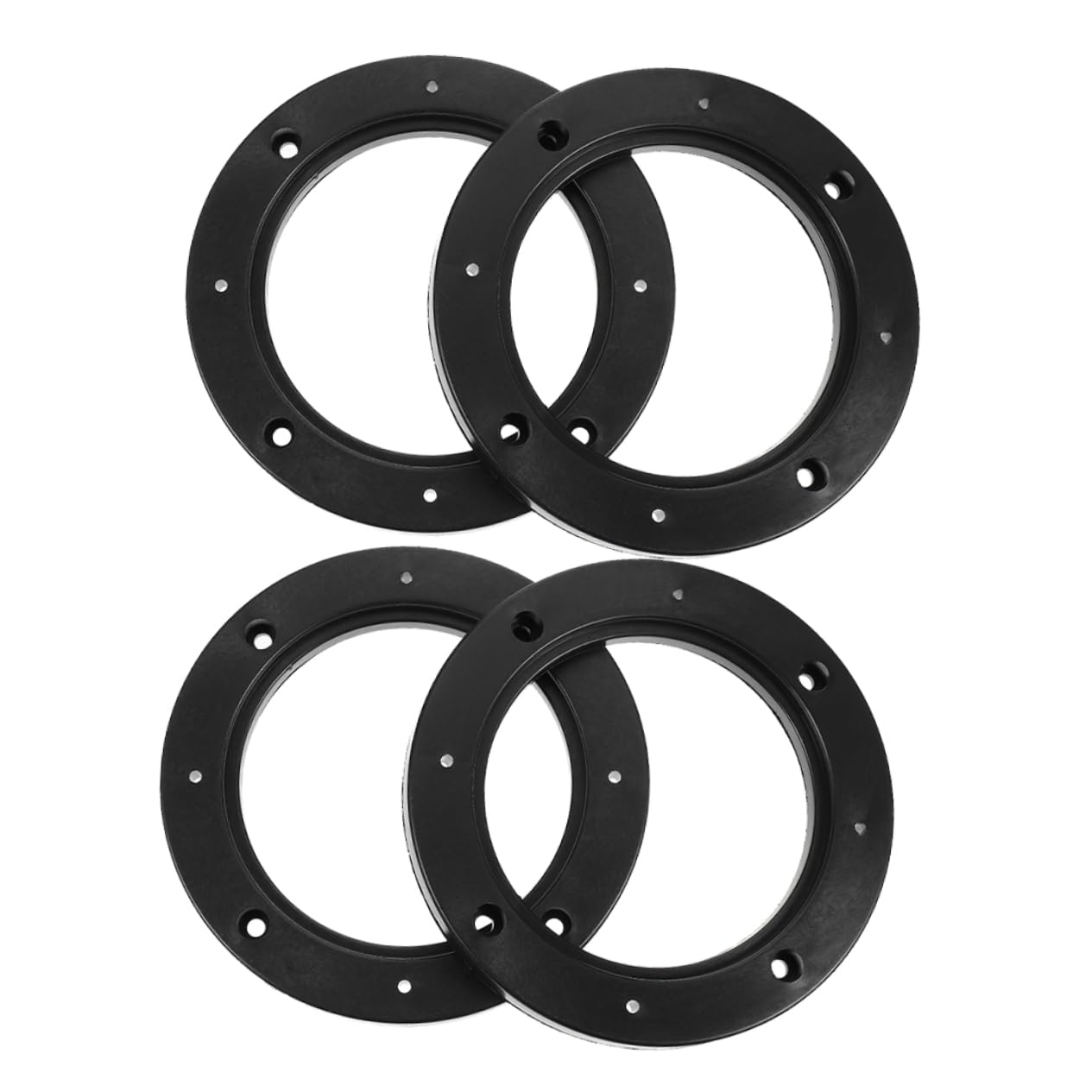 SOLUSTRE 4 Stück Car-audio-lautsprecherpad Druckschalter Für Luftkompressoren Ablassventil Des Luftkompressors Lautsprecheradapter Distanzring Für Autolautsprecher Black Abs von SOLUSTRE