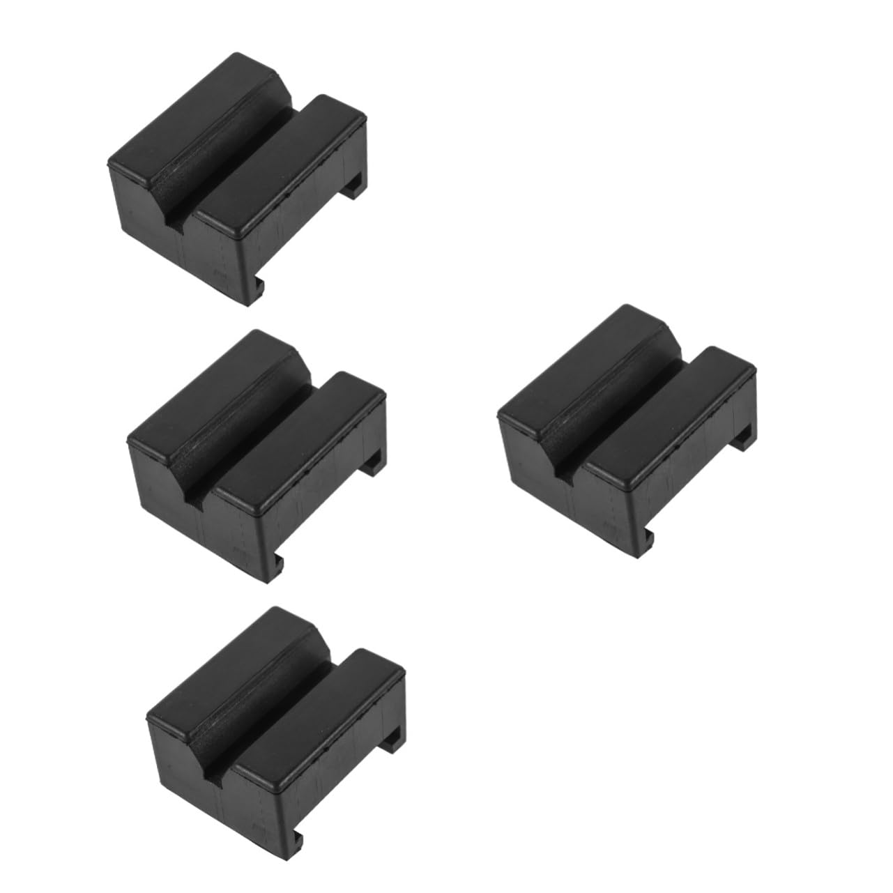 SOLUSTRE 4 Stück Gummi-stütz Block Wagenheber Hydraulisch Rad Jack-pad Low-Profile-buchse Unterlage Für Wagenheber Für Autos Bodenheberauflagen Bausatz Pinch Weld Jack Pad Axel Steht Black von SOLUSTRE