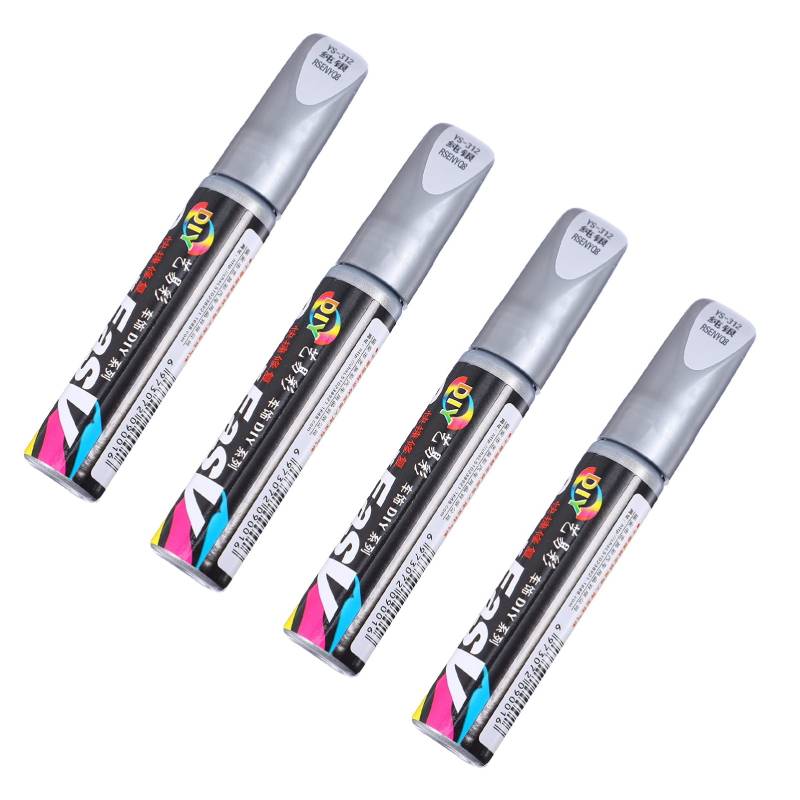 SOLUSTRE 4 Stück Lackstift füllen Reparatur kratzen Reifenmarker Auto-Gadgets Rad car Scratch Repair kfz lackstift Auto Lackstift Werkzeug Autolack Pflegestift Autokratzer-Entferner Plastik von SOLUSTRE