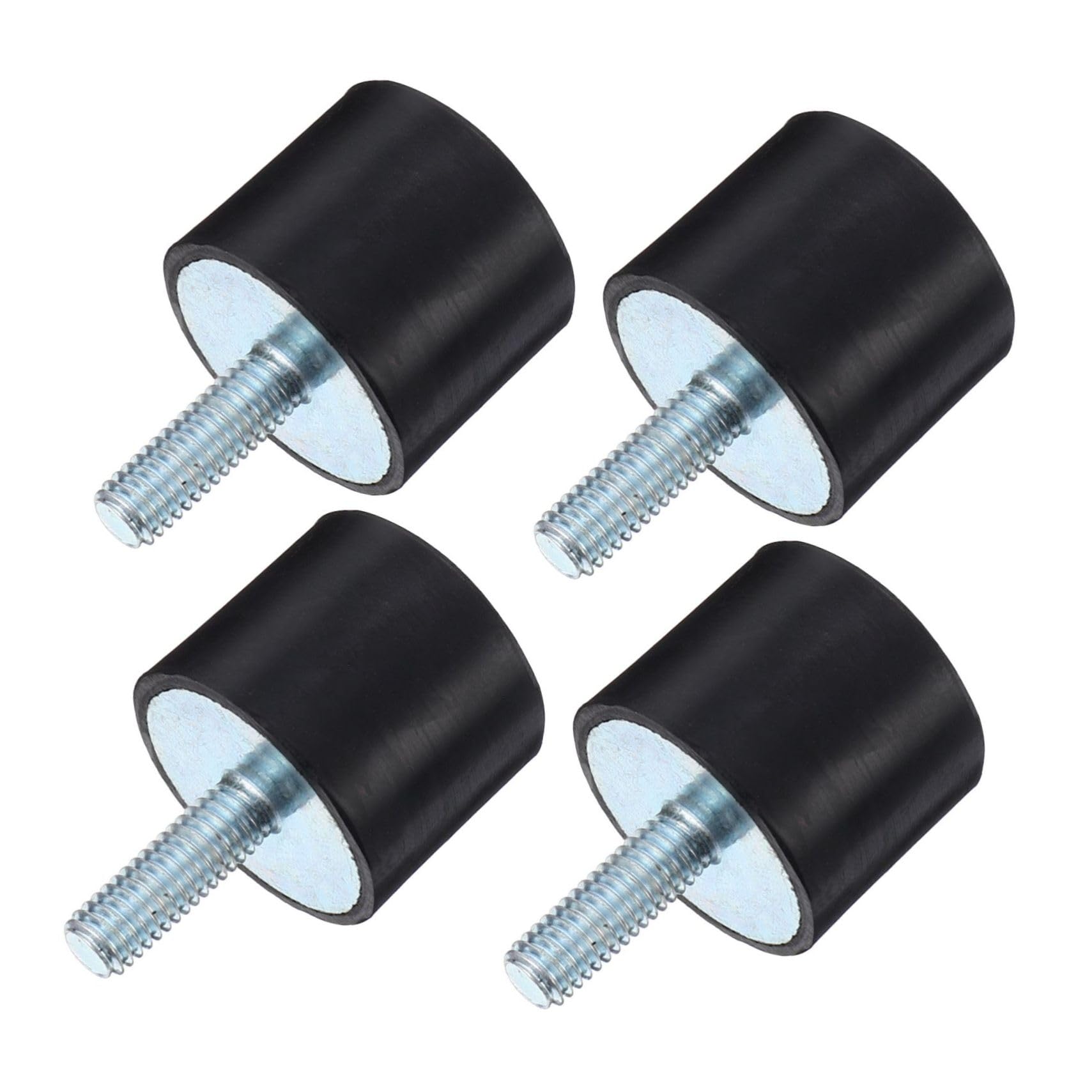 SOLUSTRE 4er Set Gummimatten Für Isolation Anti Vibrations Silent Block Dämpfer Für Motor Kompressor Und Pumpe VE25*20 * 18 Robuste Isolatoren Für Optimale von SOLUSTRE