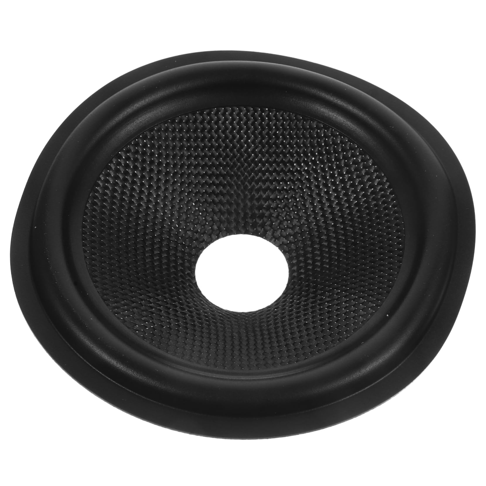 SOLUSTRE 5 Lautsprecherkegel Lautsprecher Komponenten PP Lautsprecher Teil Subwoofer lautsprecherkonus ersetzen Musik-Box 4-Zoll-Subwooferkegel Austausch der Lautsprechermembran Black von SOLUSTRE