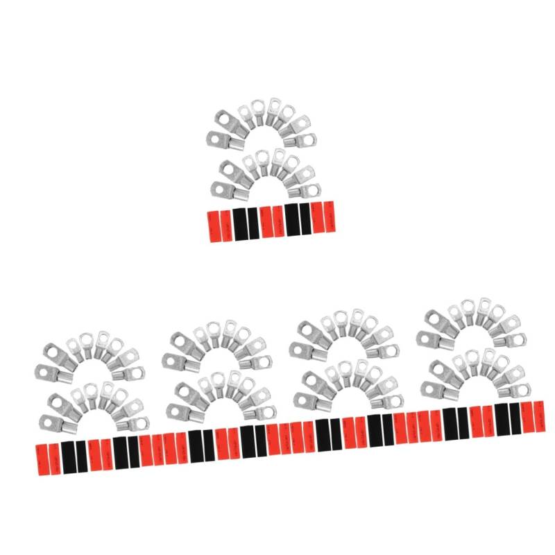 SOLUSTRE 5 Sätze Kupferrohrklemme Drahtenden Vakuum kleben Schrumpfschlauch elektriker zubehör Kabelanschlussklemme Kabelstecker Anschlussklemmen für Schiffsbatterien Ringklemmen Polyolefin von SOLUSTRE