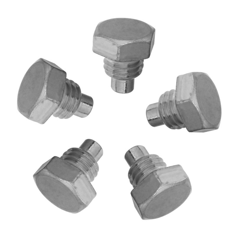 SOLUSTRE 5Pcs 3 4 Hebeschraube Zubehörheber reparieren Zubehörbuchse Schraubenkopfheber Wagenheber Schraube Fahrzeugheber Teile bodenheber Reparatur hydraulischer Wagenheber Metall Silver von SOLUSTRE