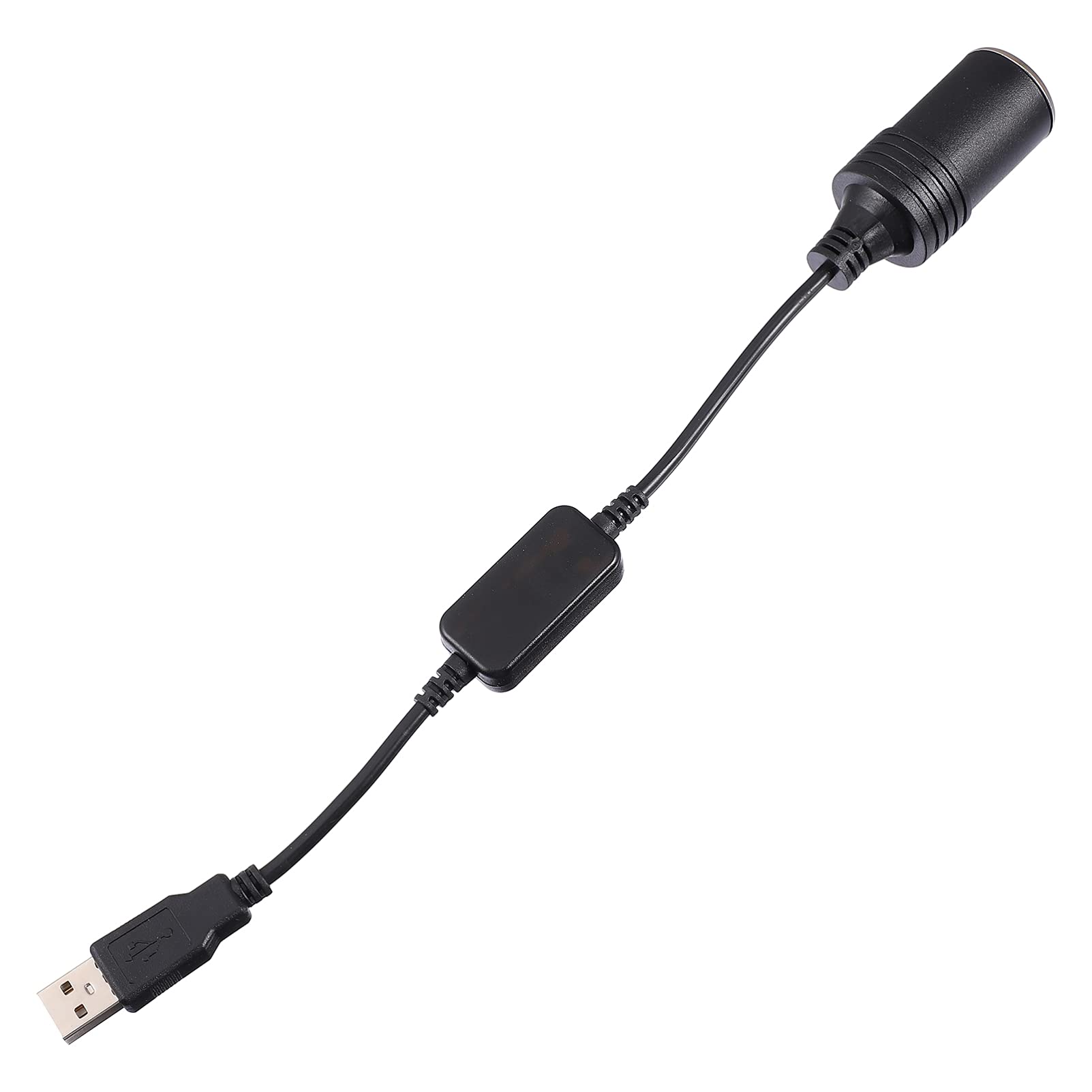 SOLUSTRE 5V USB Zu 12V Zigarettenanzünder Konverter Universeller Adapter Für Autozubehör Kompatibel Mit USB Geräten Ideal Für Reisen von SOLUSTRE