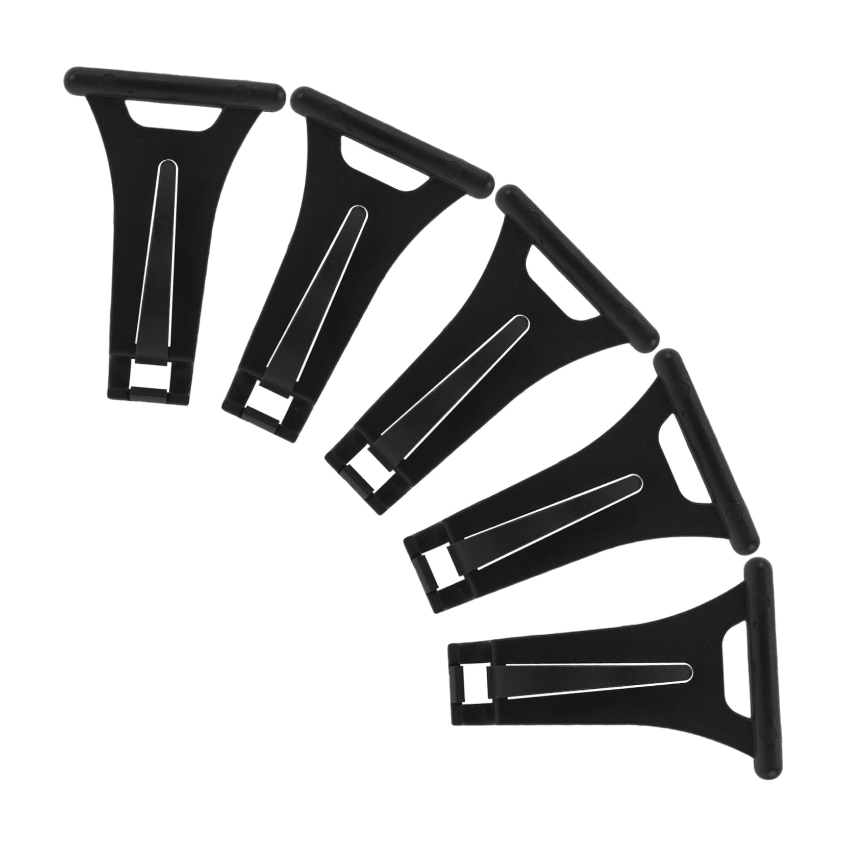 SOLUSTRE 5st Rv-anhängerkupplung Baldachin-Clips Markisenlichthaken Rv-lichthaken Markisenclips Für Wohnmobil-vordach Standard-markisenclip Markisenhaken Für Wohnmobil-vordach Black Plastik von SOLUSTRE