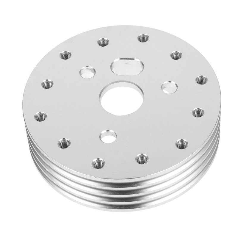 SOLUSTRE 6 Lenkrad adapter Sitz Knopf Marine Hub Jack-Pad Lenkung Lenkradadapter Lenkradsockel- Distanzstück für den Lenkradumbau Auto-Lenkradnabenadapter Aluminiumlegierung Silver von SOLUSTRE