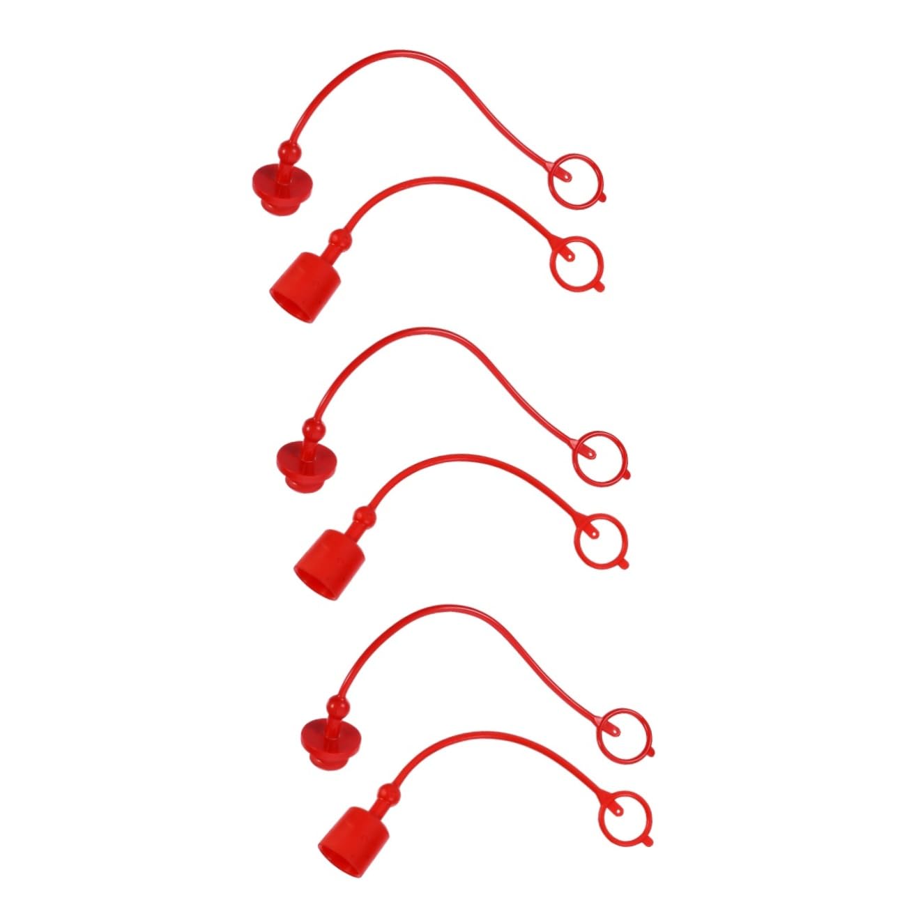 SOLUSTRE 6 Stück 1 Staubstopfen Rohrleitungspaar Staubkappen Anschlussabdeckung Hydraulische Adapterkappen Hydraulische Pvc-Kupplung Einfacher Anschluss Hydraulischer Adapter von SOLUSTRE