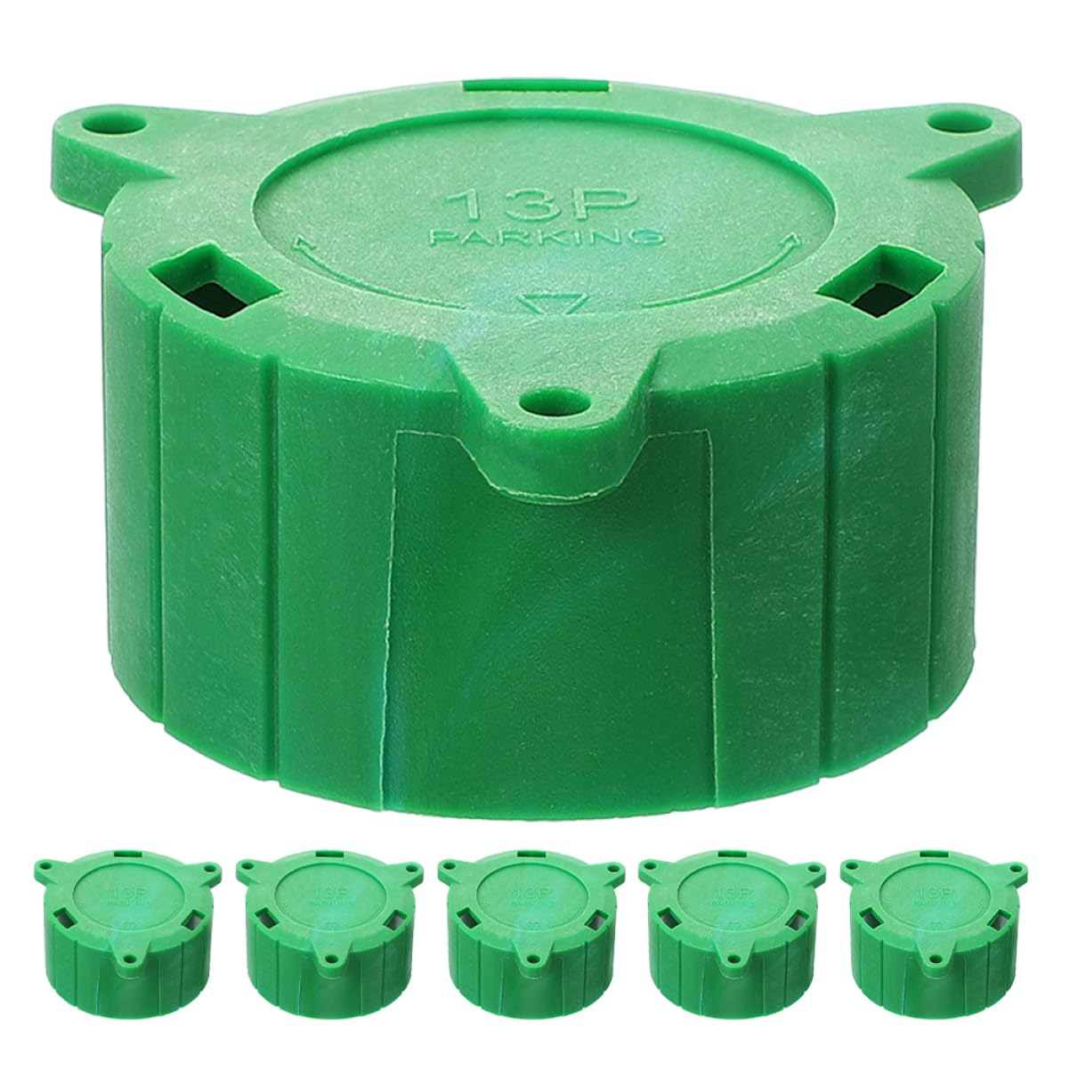 SOLUSTRE 6st Stecker-staubschutz Steckerabdeckung Anhänger Textmarker Elektrischer Heizungsstellantrieb Plattenspieler Rotator Anhängerzubehör Plug-anhänger Halterung Anhänger Plastik Green von SOLUSTRE