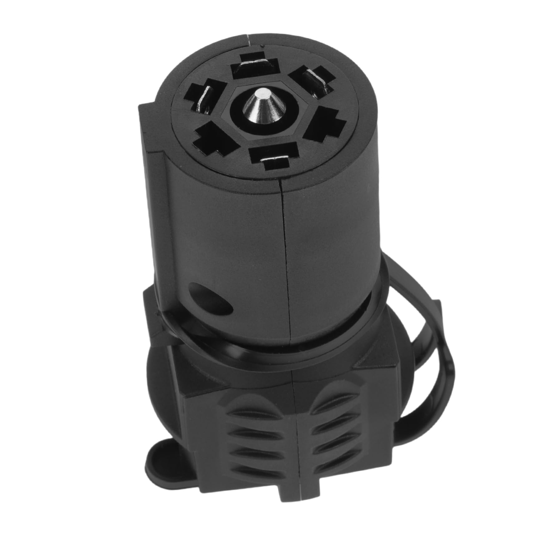 SOLUSTRE 7 Anhängeradapter Anhänger Licht doppelt Kabel -Satz für Anhängerbeleuchtung anhänger Adapter Steckdose Adapter Stecker für Anhängerbeleuchtung Anhängeranschlüsse Kupfer Black von SOLUSTRE