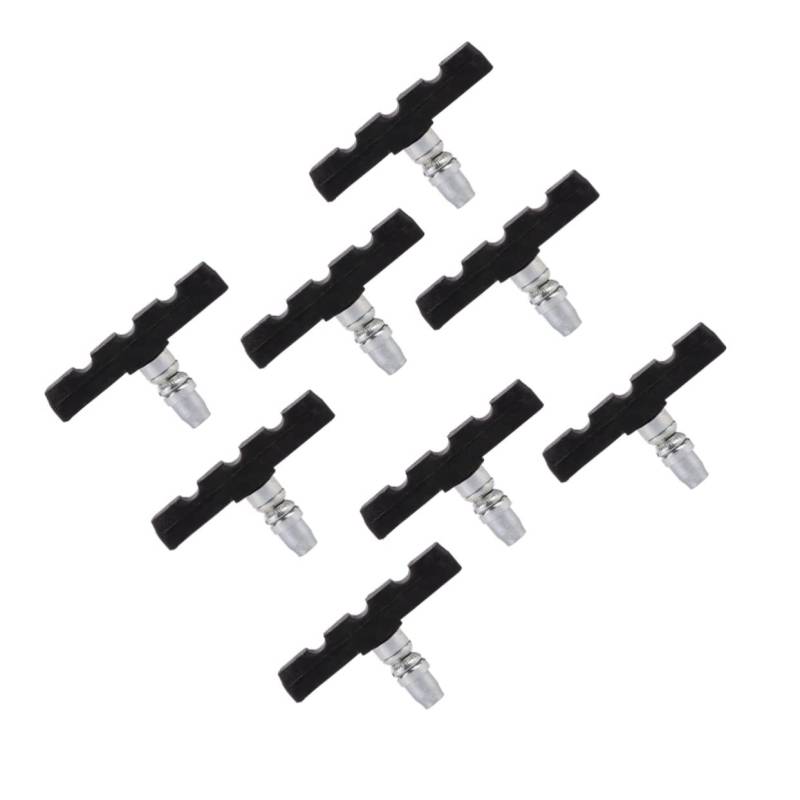 SOLUSTRE 8-Teiliges Set Bremsbelagsatz Bremskabel Auto Roller Bremsrotor Berg bremsbeläge fahrradbremsen beläge bike brake pads v Fahrradbremsbeläge Mountainbike Bremsbeläge Gummi Black von SOLUSTRE