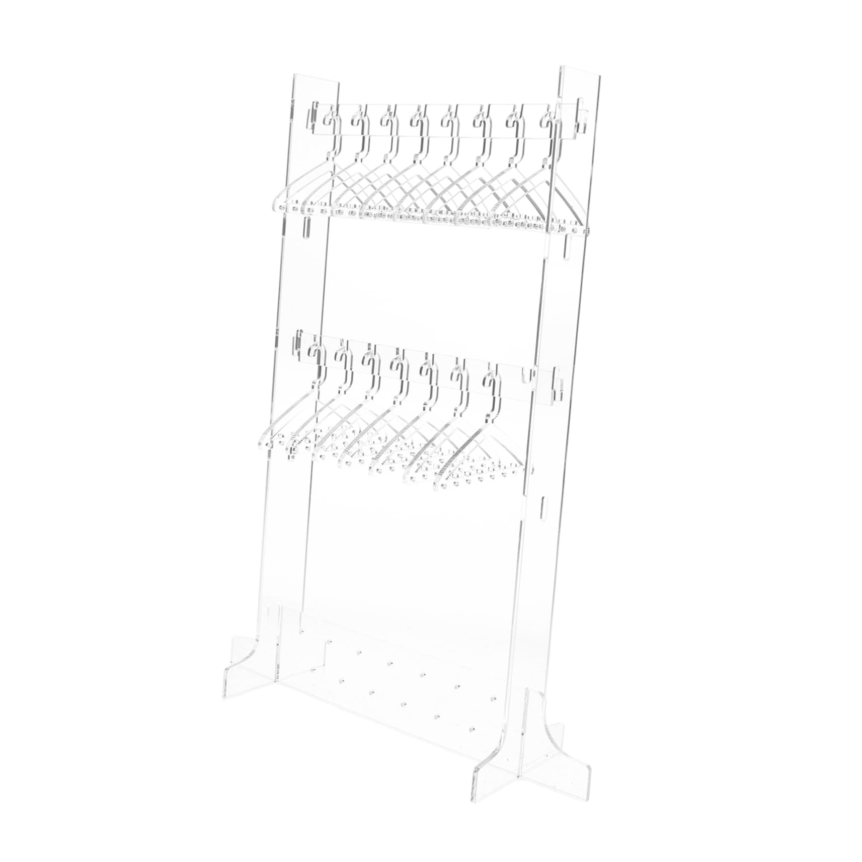 SOLUSTRE Acryl-ohrring-Rack-Halter, Schmuck-Display-Organizer, Ständer-Set, Ohrring-aufhänger-Rack Mit Mini-aufhängern, Ohrstecker-hängehalter, Piercings, Baumelnde Aufbewahrungstürme von SOLUSTRE