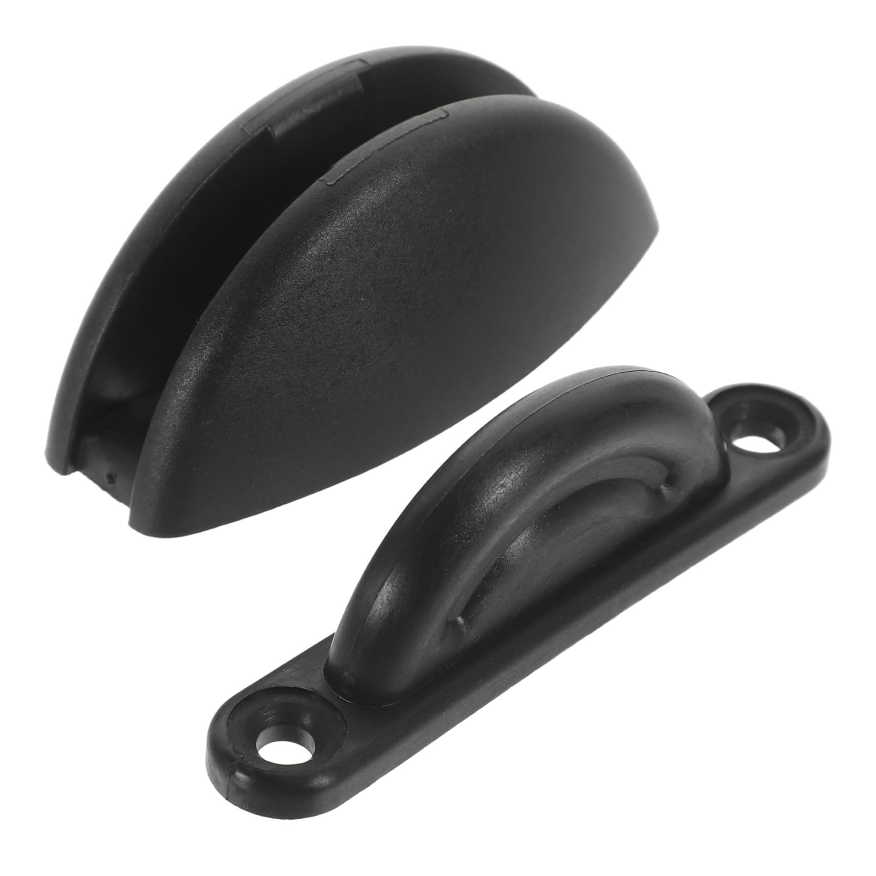 SOLUSTRE Anhänger Anhänger Türstopper magnetisch einstellbar türstopper Halter Riegel Luft vorzelt Wohnwagen auffahrkeil Wohnwagen Türhaltewerkzeug Türfeststeller flammhemmendes Nylon Black von SOLUSTRE