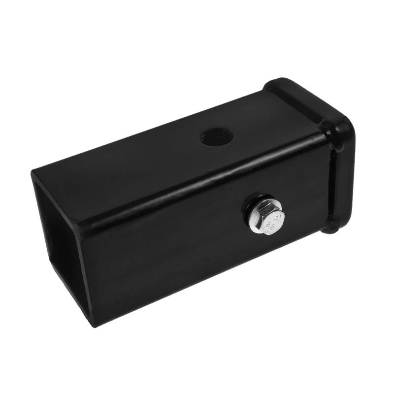 SOLUSTRE Anhängertrommel Auto zubehör anhänger Adapter Anhängerkupplung Installation Zugöse Trailer Empfänger Zubehör für Anhängerkupplung Anhängerkupplungsverlängerung Stahl Black von SOLUSTRE