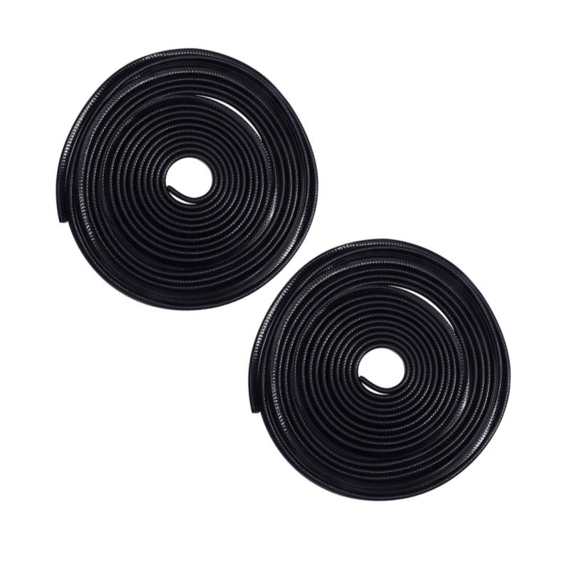 SOLUSTRE Anti-Kollisions-Schalldämmstreifen Ecke Schutz Rand Autotürschwellen Absturz Sitz door sealing strip Car door protector strip Car door edge trim Autotürdichtungsstreifen PVC Black von SOLUSTRE