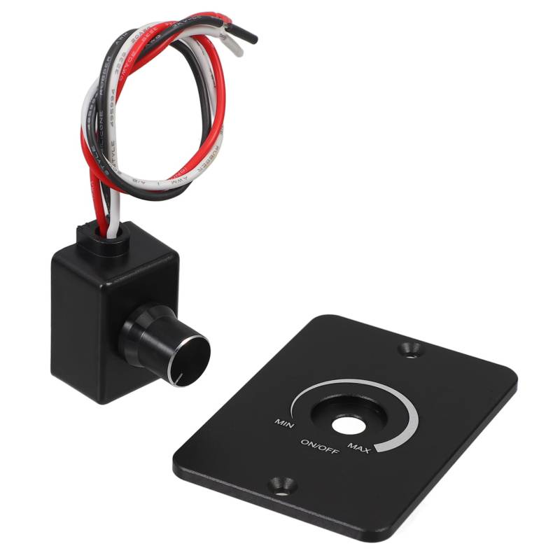 SOLUSTRE Dimmer Lichter Fluggesellschaft Leistung Universal- weltweit Wechselrichter Spannungswandler zigarettenanzünder multi Luft Boot dimmschalter Wohnmobil Lichtschalter Stk Black von SOLUSTRE