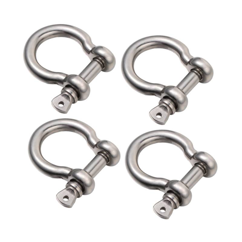 SOLUSTRE Edelstahl D Förmige Schäkel 304 Edelstahl Schäkel Lifting Shackles Für Zugkraft Und Pannenhilfe Ideal Für Auto Und Outdoor Aktivitäten von SOLUSTRE