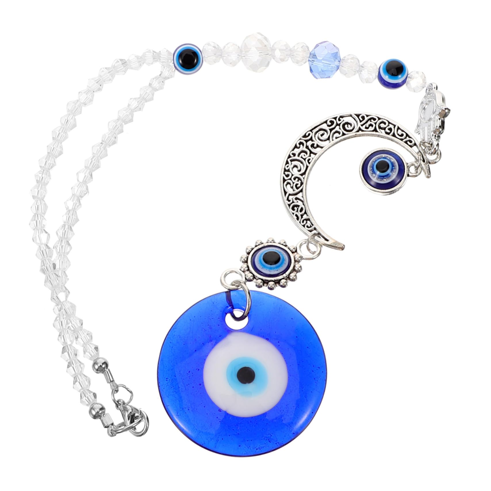 SOLUSTRE Evil Eye Auto Hängedekoration Für Rückspiegel Vintage Anhänger Stilvolles Auto Innendekor Einzigartiges Hängesymbol Für Mehr Und Schutz Im Fahrzeug von SOLUSTRE