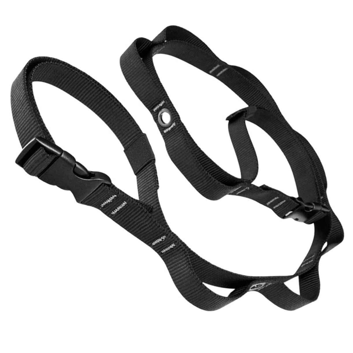 SOLUSTRE Fahrzeugmontiertes Multifunktionsseil Campingplatz Aufbewahrungsgurt Hängemattenseil Strapazierfähig Camping-hängematte Camping-karabiner Outdoor-campinggurte Black Nylon von SOLUSTRE