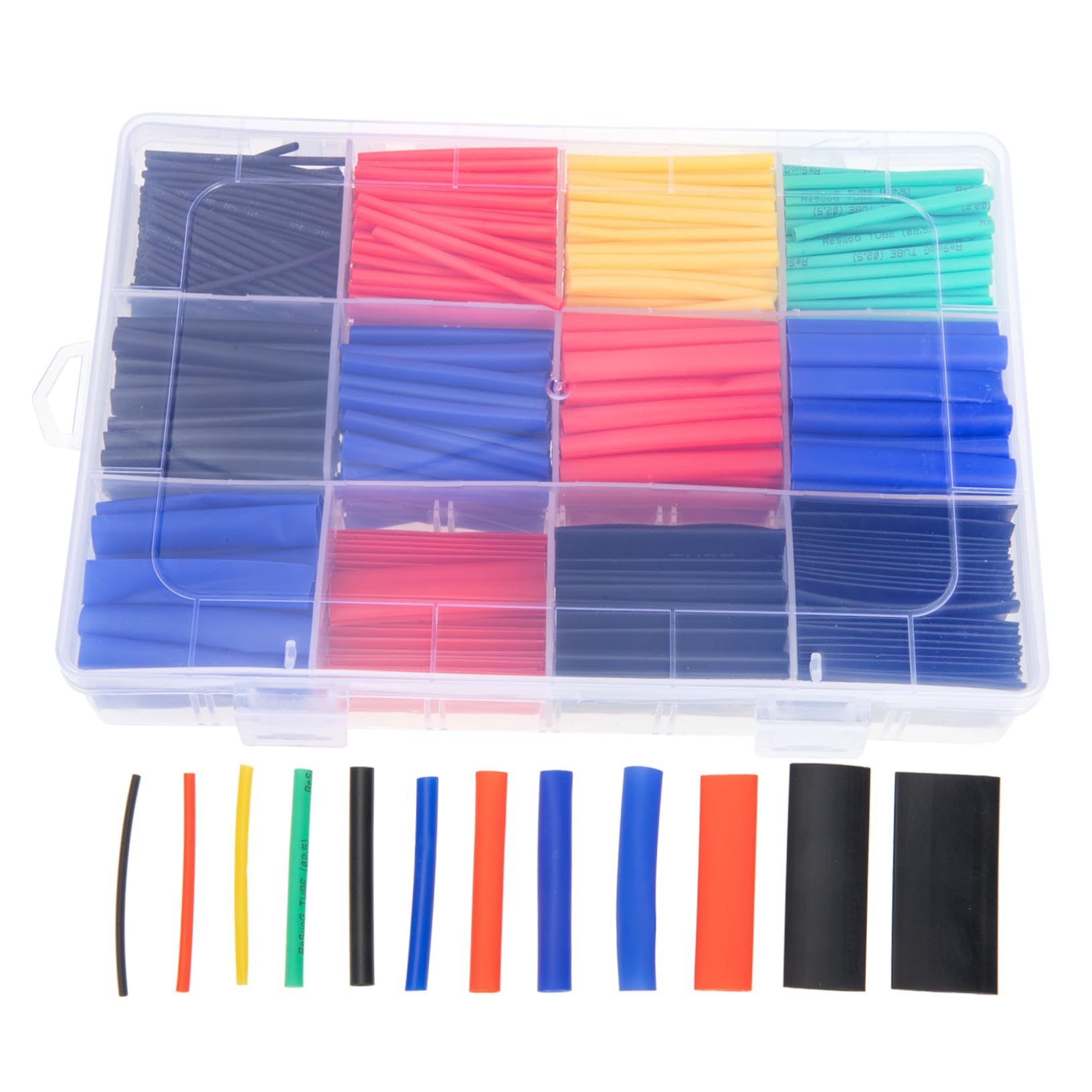 SOLUSTRE Farbige Umweltfreundliche Feuerfeste Schrumpfschläuche Kabelisolierung Und Schutz Für Elektrische Anwendungen Heat Shrink Tubing Kit Praktischer von SOLUSTRE