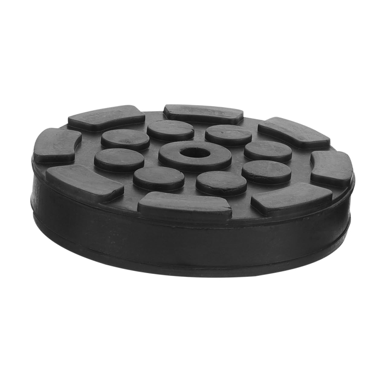 SOLUSTRE Gummiauflage Anheben Adapter Autos Wagenheber Jack-gummipads Bodenheberauflage Gummi-hebematte Gummiblöcke Hebebühnenpads Aus Gummi Wohnmobil Jack Pads Hebebühnenblöcke Black von SOLUSTRE