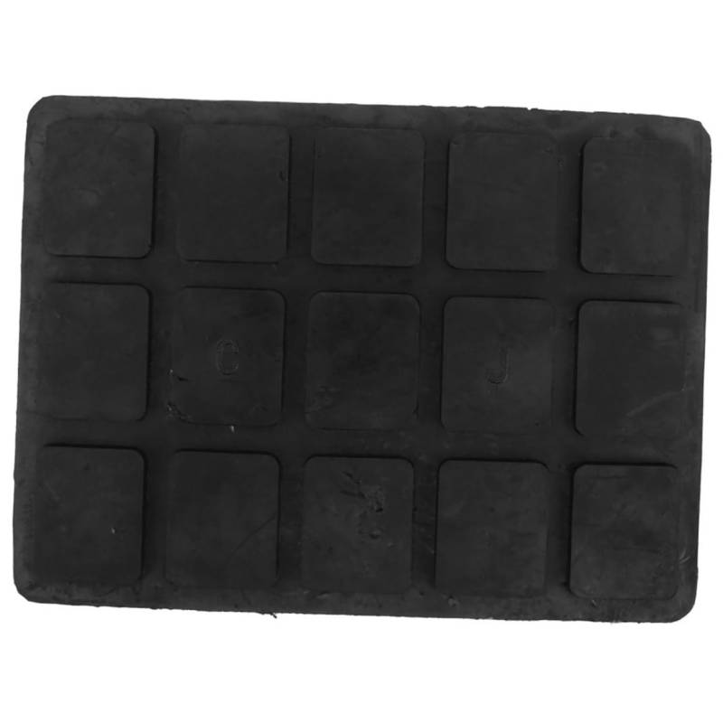 SOLUSTRE Gummiauflage Für Autohebebühne Gummimatte Autos Hebepolster Quetschschweißadapter Gummiauflage Anheben Auto-Lift-Pads Gummipads Für Hebebühnen Silikon-kissenauflage Autolift Black von SOLUSTRE