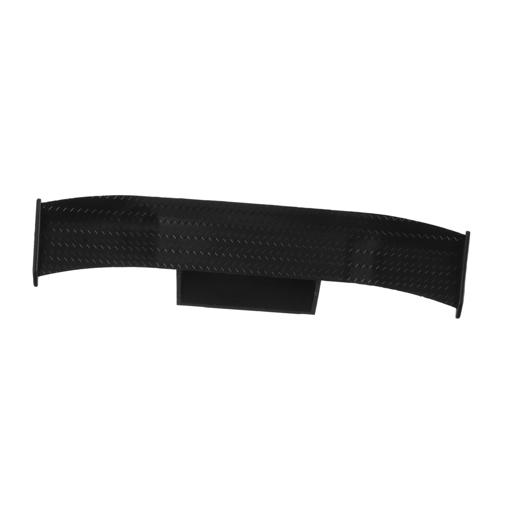 SOLUSTRE Kleiner dekorativer Aufkleber für den Heckflügel Auto Heckspoiler Fahrzeug Spoiler Mini Spoiler Aufkleber Auto-Mini-Spoilerflügel Autodachspoilerdekoration Plastik Black von SOLUSTRE