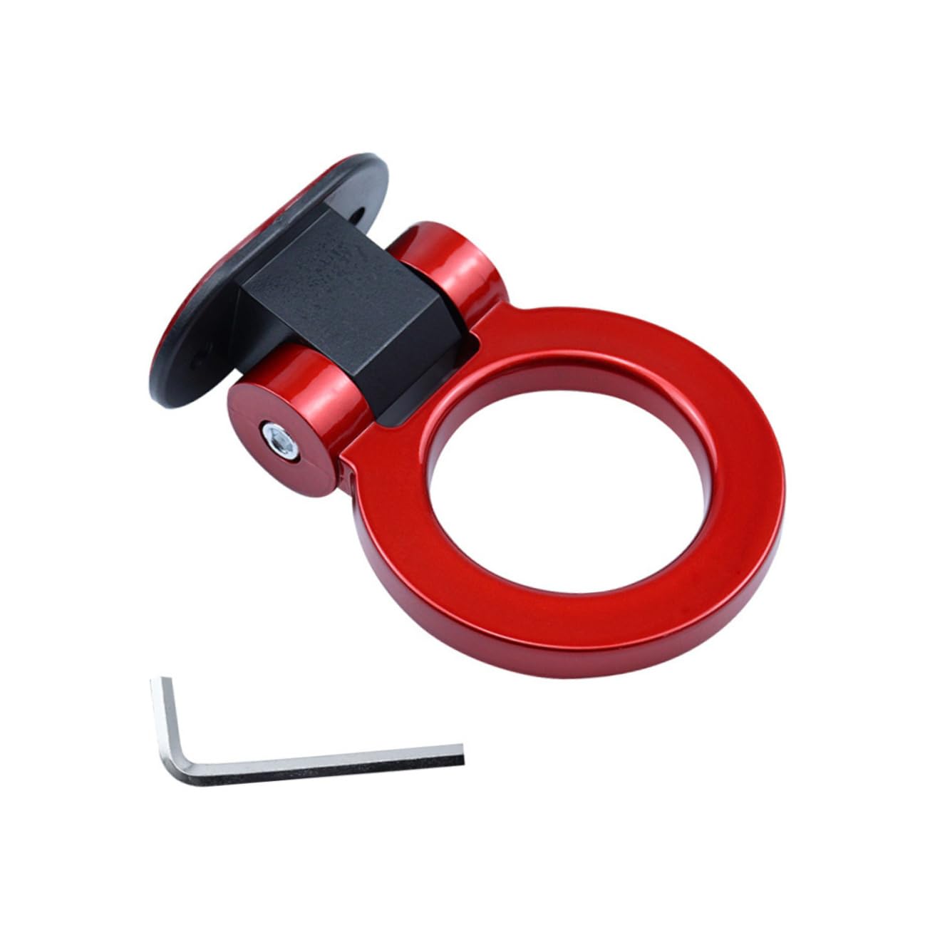 SOLUSTRE Roter Auto Trailer Haken Aufkleber Universal Towing Hook Für Fahrzeugstyling Auto Exterieur Dekoration Für Individuelle Anpassung Und Modische Akzente von SOLUSTRE