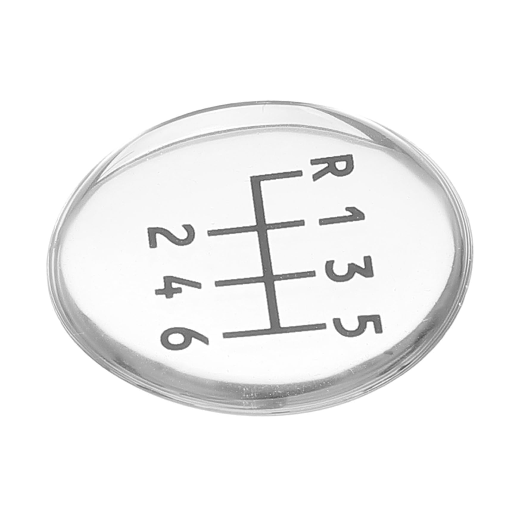 SOLUSTRE Schaltgetriebe-Aufkleber, Schaltknauf-Abdeckung, Auto-zubehör, Runder Schaltaufkleber, Schaltgetriebe-stoßstangenaufkleber, Auto-Dekoration von SOLUSTRE