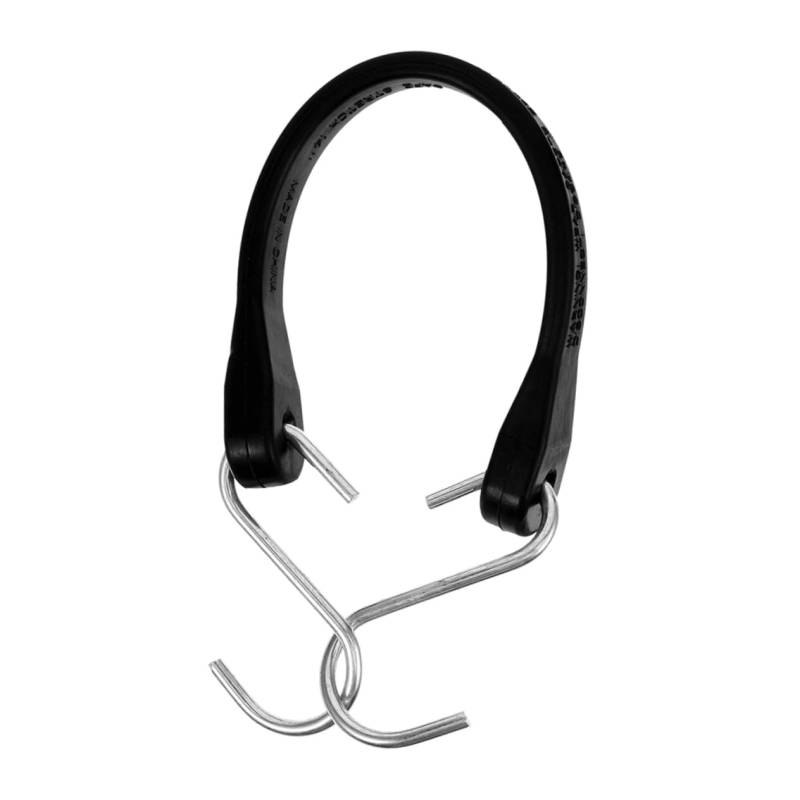 SOLUSTRE Spanngurte für Autoplanen Bungee Seil Bungee-Seile Riemen mit Haken Camping-Bungee-Seil flaches Bungee-Kabel Spanngummi Gummizug Spanngurte aus Gummi Riemen für Plane Black von SOLUSTRE