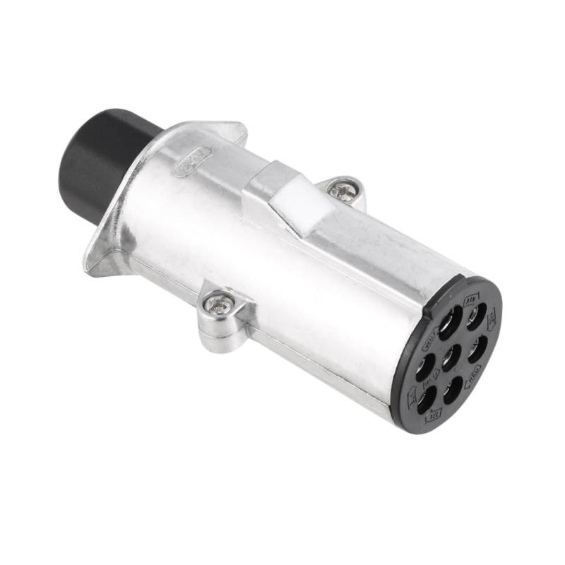 SOLUSTRE TMB Poliger Anhängerstecker Für LKW Und Auto Steckdose Für Eu Standard Für Anhängerlicht Adapter Langlebig Und Robust von SOLUSTRE