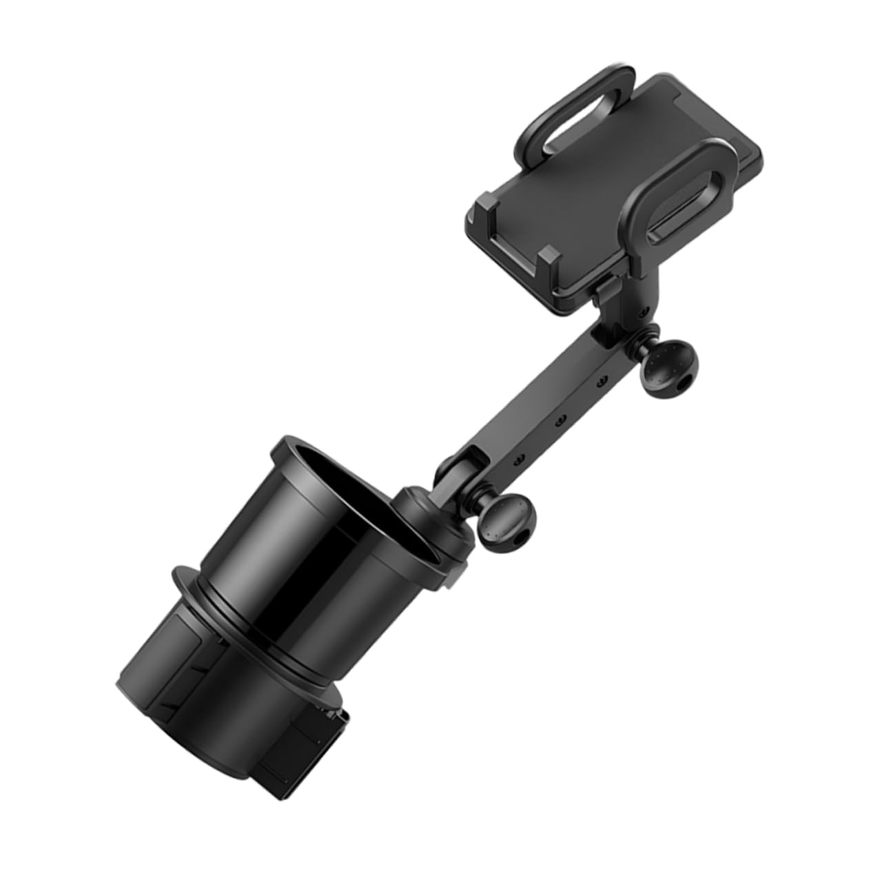 SOLUSTRE Verstellbare Auto Becherhalterung Mit Handyhalter Für Fahrzeuge 2 1 Cup Holder Phone Mount Universal Handy Halterung Für Alle Smartphones Und Navigationsgeräte von SOLUSTRE