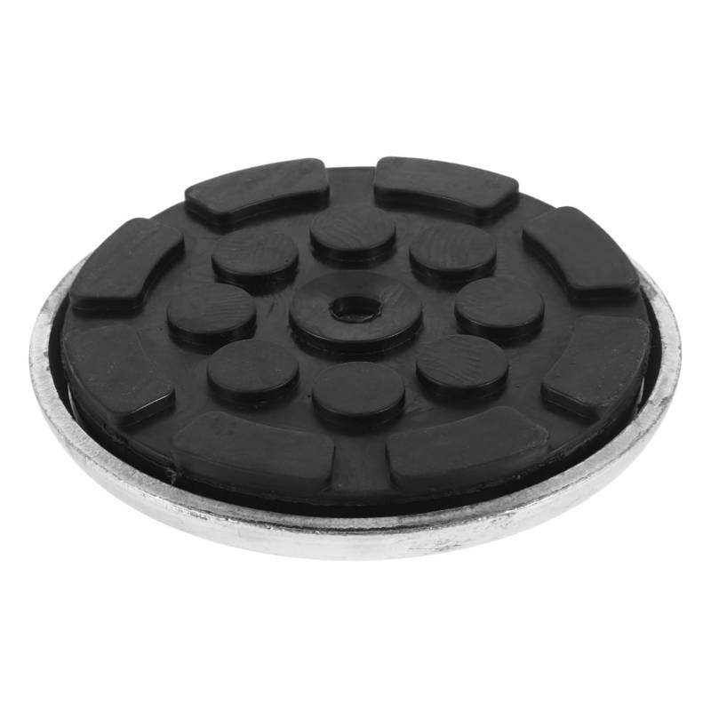 SOLUSTRE Zubehör für hydraulische Wagenheber Rad Stiefelknecht Flaschenheber Stange gummiauflage für wagenheber hydraulischer wagenheber Bodenheberauflage Jack-Pads Nylonfadenpolster Black von SOLUSTRE