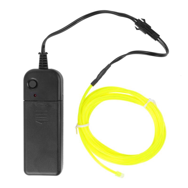 SOLUSTRE elwire leuchtende Linie EL-Kabel-Kit Outdoor-Draht EL Draht leuchtendes Seil Neon leuchtender Draht leuchtdraht tastschalter leuchtendes Stroboskop glühender Kabeldraht Green von SOLUSTRE