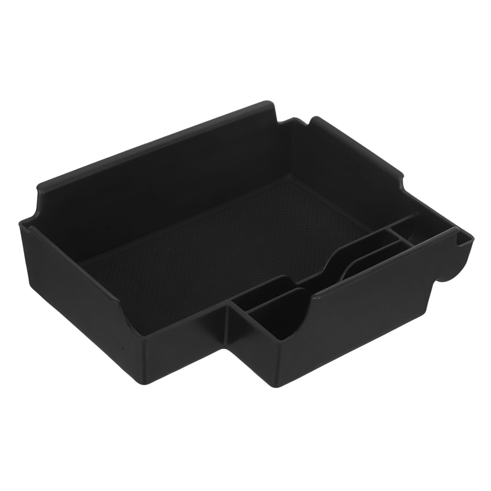 SOLUSTRE für die Zentralsteuerung Booster Autokonsolen-Organizer Gestell Sitz Armlehnenbox Armaturenbrett-Organizer-Fach Ablagefach für das Armaturenbrett Plastik Black von SOLUSTRE