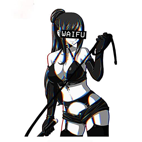 Autoaufkleber Waifu Cartoon 3D Aufkleber für Auto Aufkleber Sexy Anime Waifu Aufkleber Wasserdicht Sonnenschutz Auf Auto auftragen (Farbe: A, Größe: 25 cm) von SOMEXI