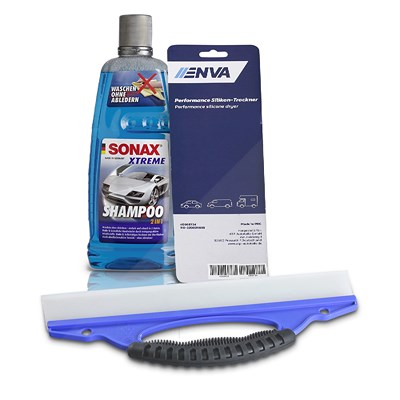 Sonax 1 L XTREME Shampoo 2 in 1 + Performance Silikon-Trockner von SONAX