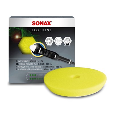 Sonax Exzenterpad (medium) 165mm Durchmesser, Polierpad [Hersteller-Nr. 04935000] von SONAX