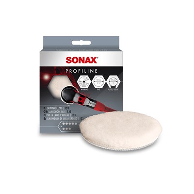 Sonax Lammwollpad 133mm Durchmesser, Polierpad [Hersteller-Nr. 04931410] von SONAX