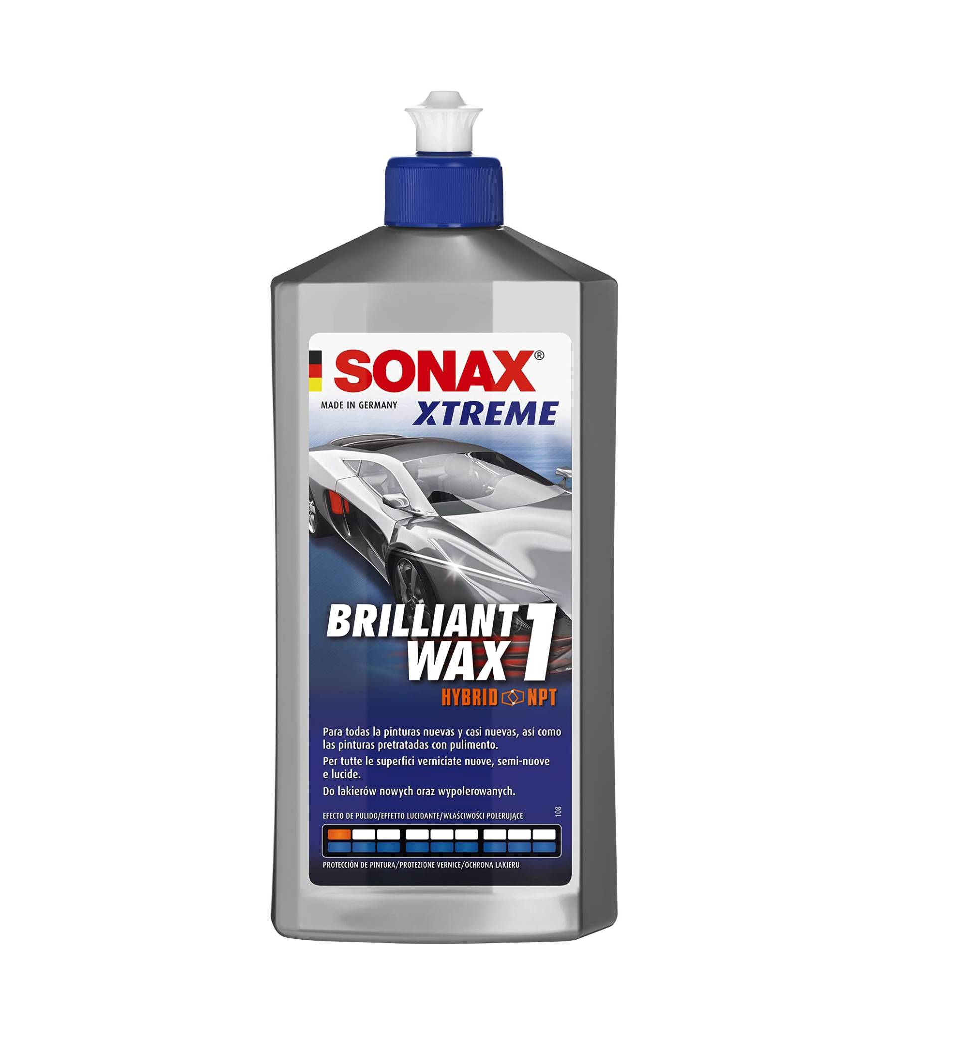 SONAX XTREME BrilliantWax 1 Hybrid NPT (500 ml) Glanzwachs | N. 02012000-820 von SONAX