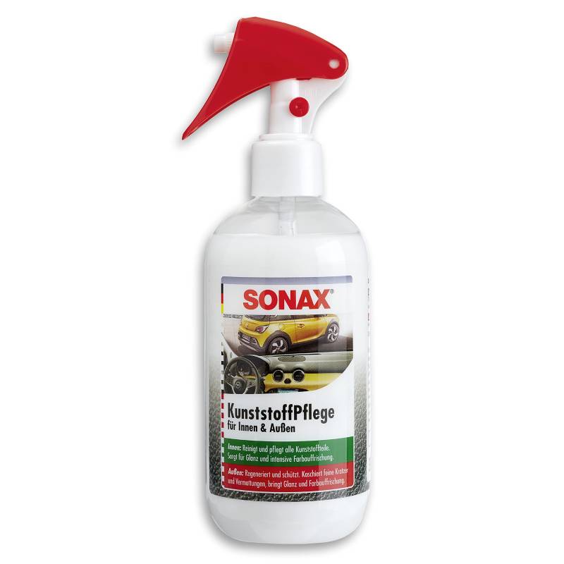 SONAX 02051410 Kunststoffpflege Innen und Außen, 300 ml von SONAX