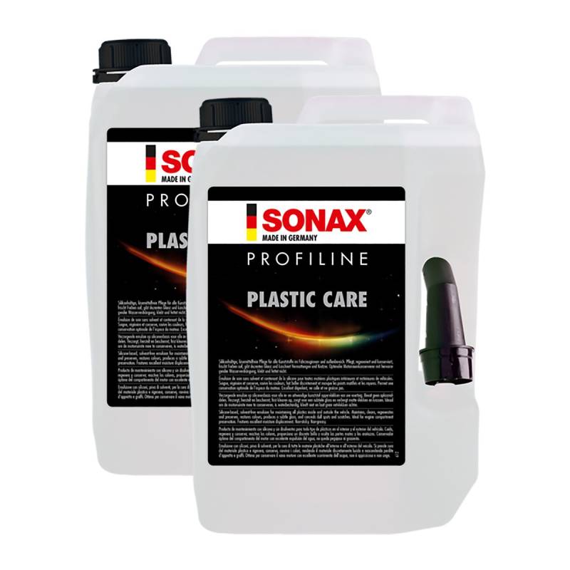 SONAX 2X 02055000 PROFILINE PlasticCare Kunstoff Pflege 5L von SONAX