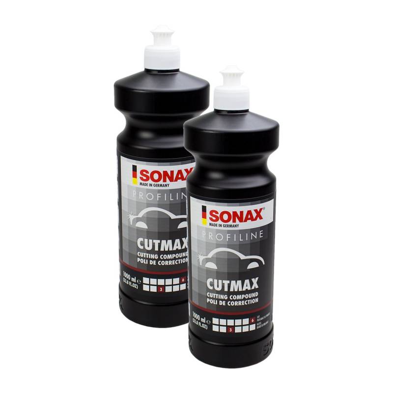 SONAX 2X 02463000 ProfiLine CutMax Schleifpaste 1L von SONAX