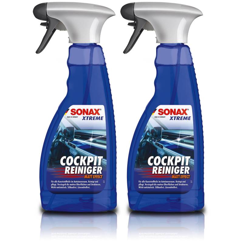 SONAX 2X 02832410 Xtreme CockpitReiniger Matteffect 500ml von SONAX