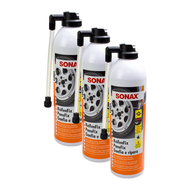 SONAX 04323000 Reifenfix Pannenhilfe Reifenwechsel 400Ml 3X von SONAX