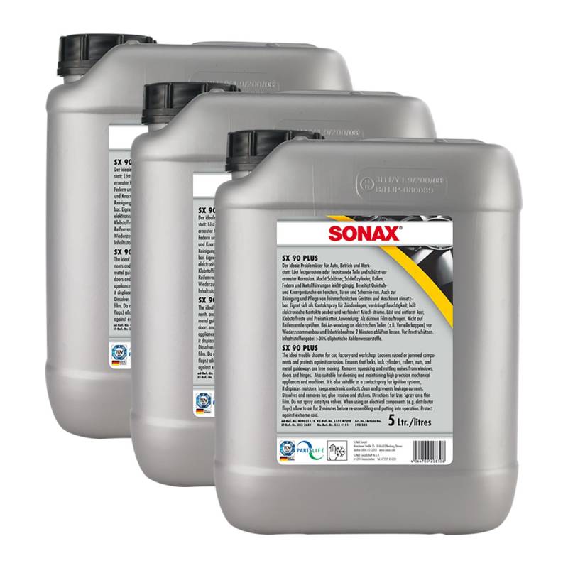 SONAX 3X 04745050 SX90 Plus Rostlöser 5L von SONAX